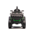 Elektrický traktor s lyžicou a vlečkou SX2068 - zelený